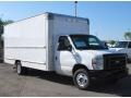Oxford White 2010 Ford E Series Cutaway E350 Commercial Moving Van