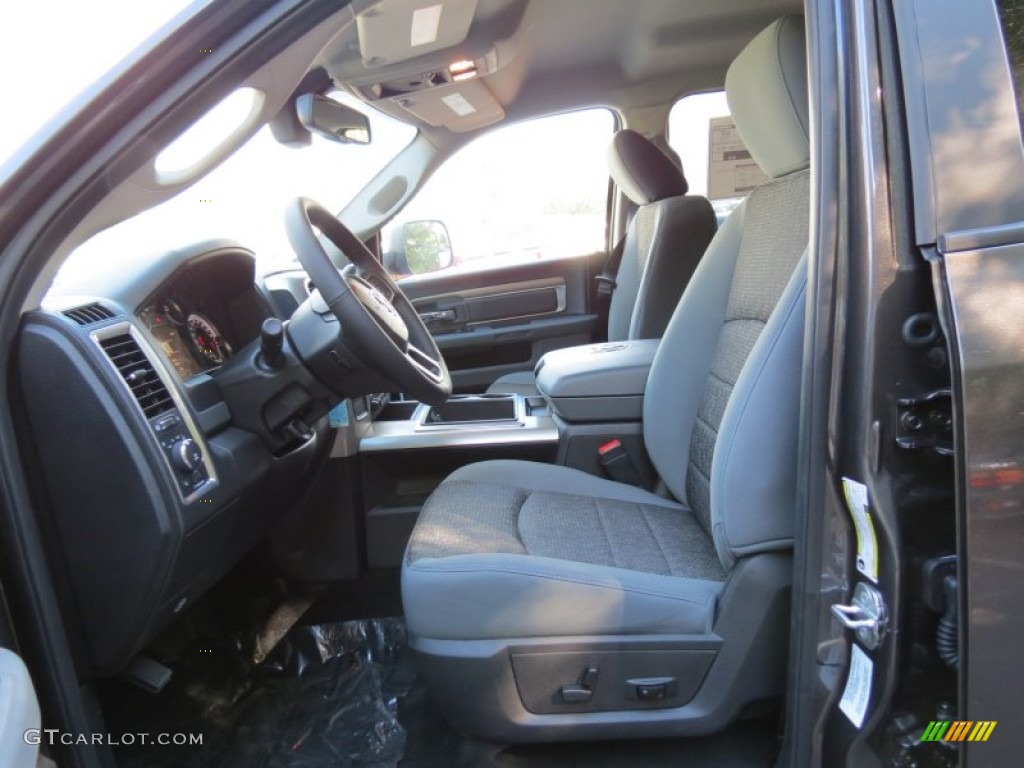 2014 2500 Big Horn Crew Cab 4x4 - Granite Crystal Metallic / Black/Diesel Gray photo #7