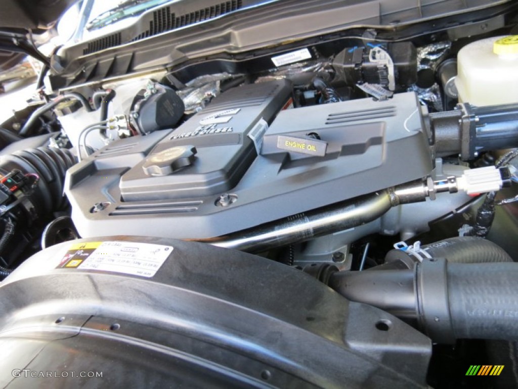 2014 2500 Big Horn Crew Cab 4x4 - Granite Crystal Metallic / Black/Diesel Gray photo #10