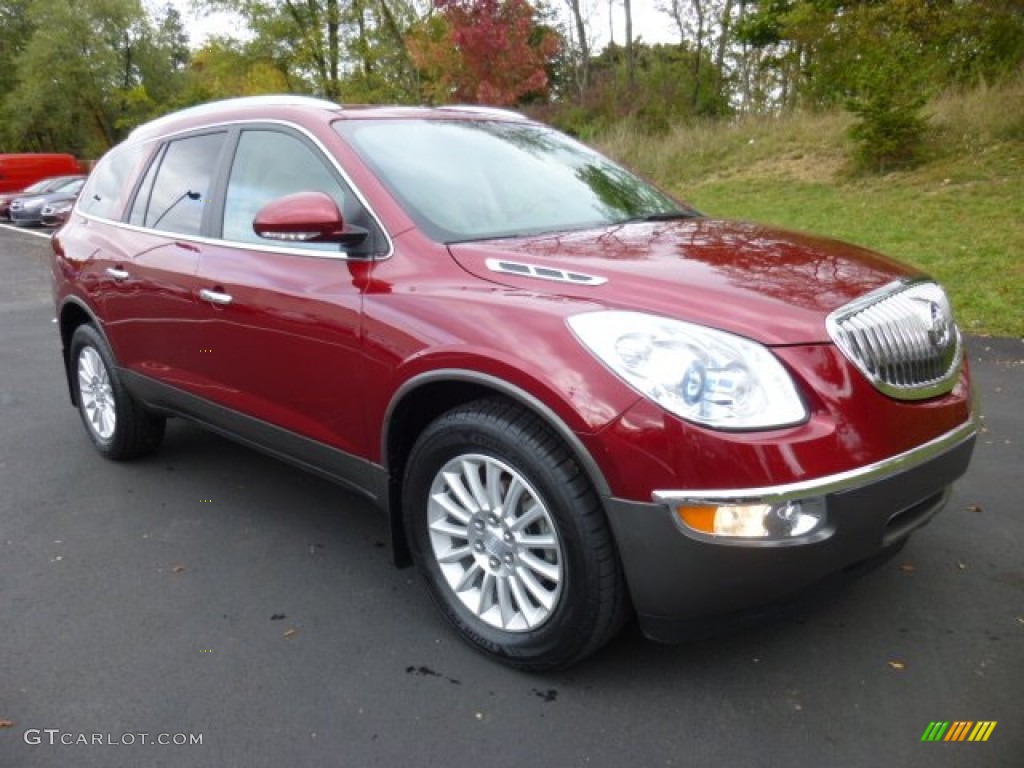 2011 Enclave CXL AWD - Red Jewel Tintcoat / Cashmere/Cocoa photo #1