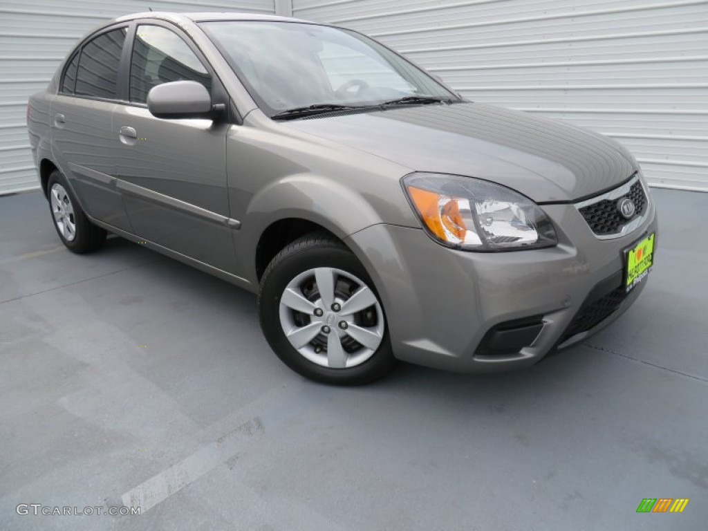 2010 Rio LX Sedan - Titanium / Gray photo #1