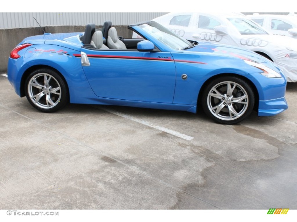 2010 370Z Touring Roadster - Monterey Blue / Gray Leather photo #2