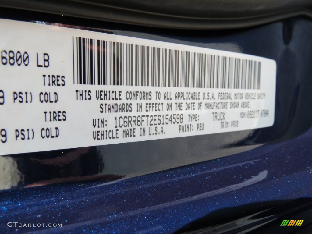 2014 1500 Express Quad Cab - True Blue Pearl Coat / Black/Diesel Gray photo #10