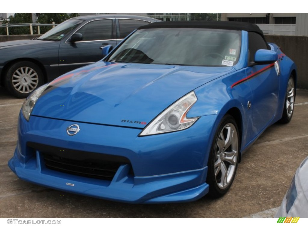 2010 370Z Touring Roadster - Monterey Blue / Gray Leather photo #5