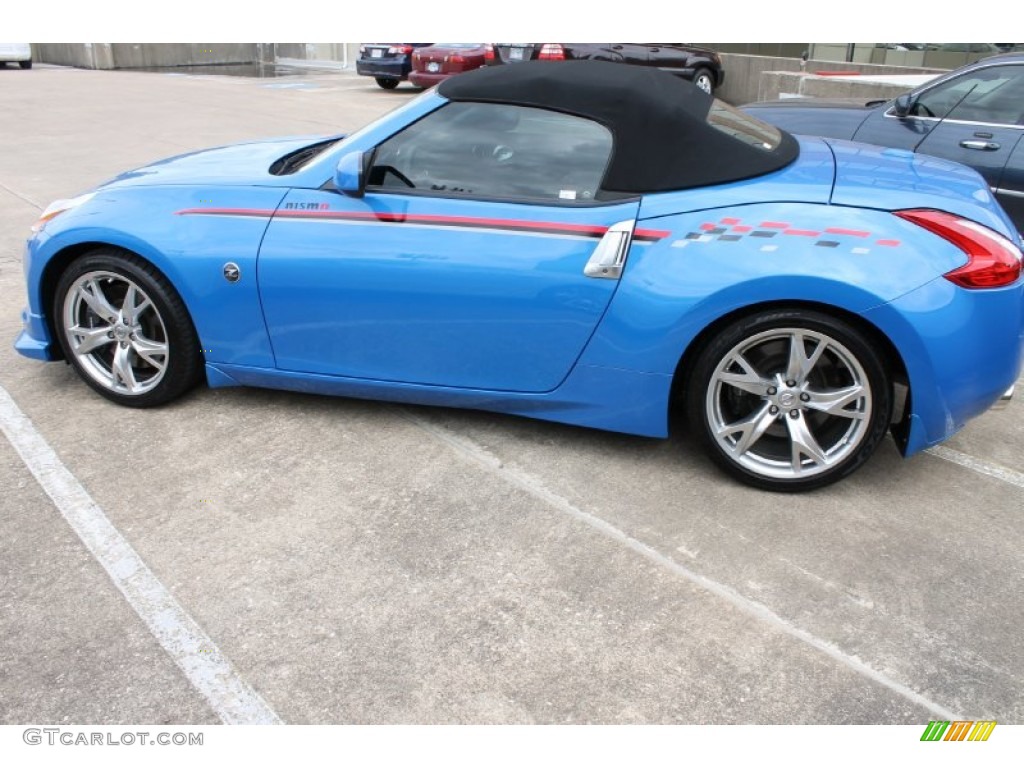 2010 370Z Touring Roadster - Monterey Blue / Gray Leather photo #6
