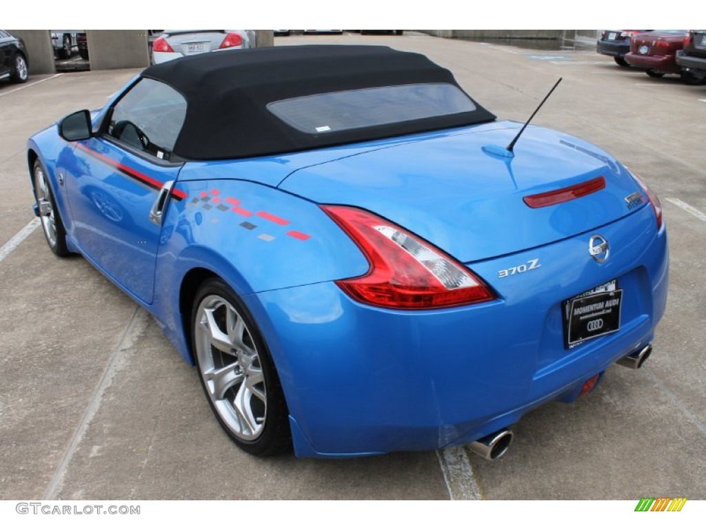 2010 370Z Touring Roadster - Monterey Blue / Gray Leather photo #8