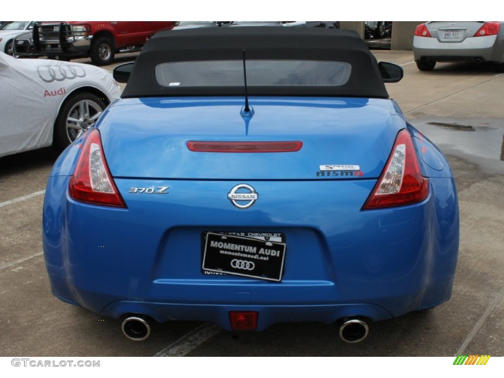 2010 370Z Touring Roadster - Monterey Blue / Gray Leather photo #9