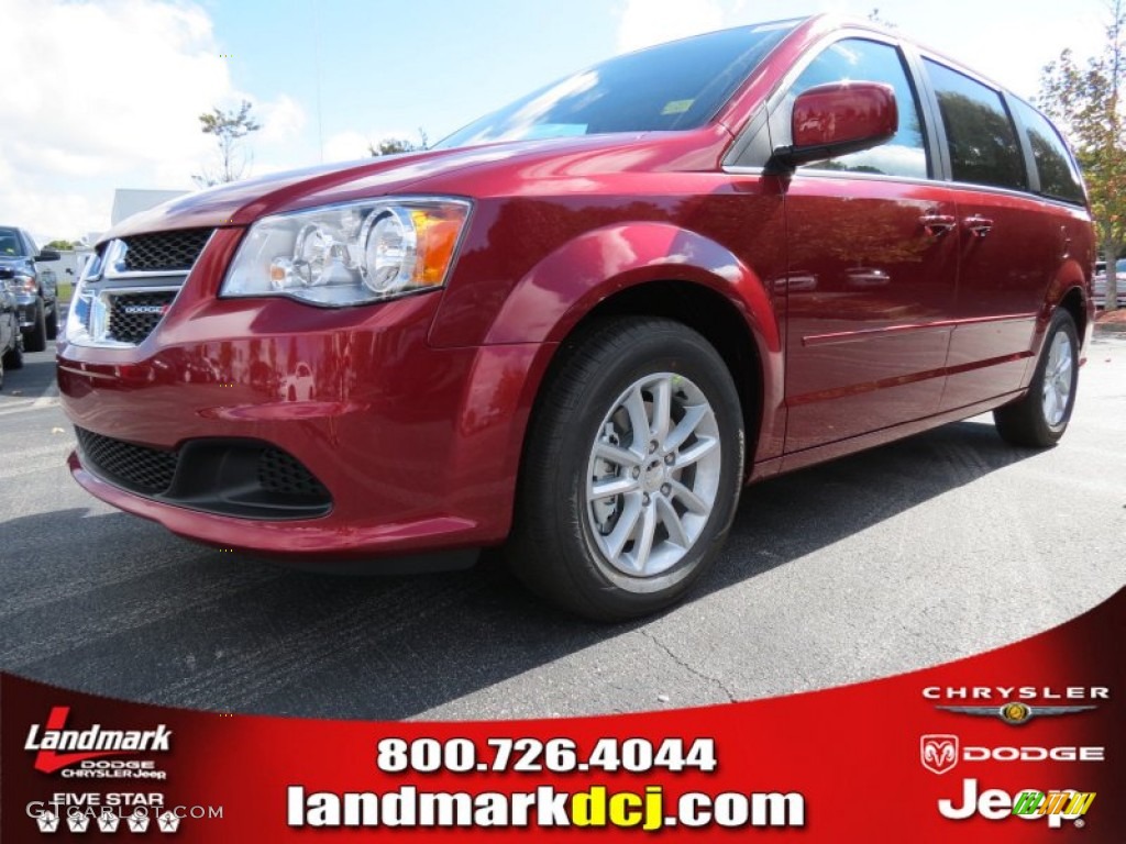 2014 Grand Caravan SXT - Deep Cherry Red Crystal Pearl / Black/Light Graystone photo #1