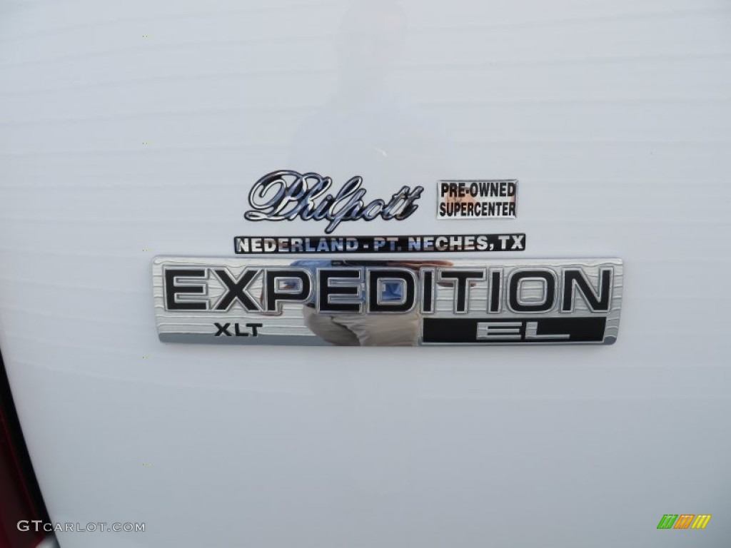 2009 Expedition EL XLT 4x4 - Oxford White / Stone photo #22