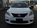 2012 Fresh Powder White Nissan Versa 1.6 SV Sedan  photo #2