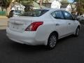 2012 Fresh Powder White Nissan Versa 1.6 SV Sedan  photo #5