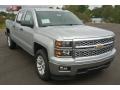 2014 Silver Ice Metallic Chevrolet Silverado 1500 LT Crew Cab  photo #1