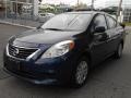 2012 Blue Onyx Metallic Nissan Versa 1.6 SV Sedan  photo #7