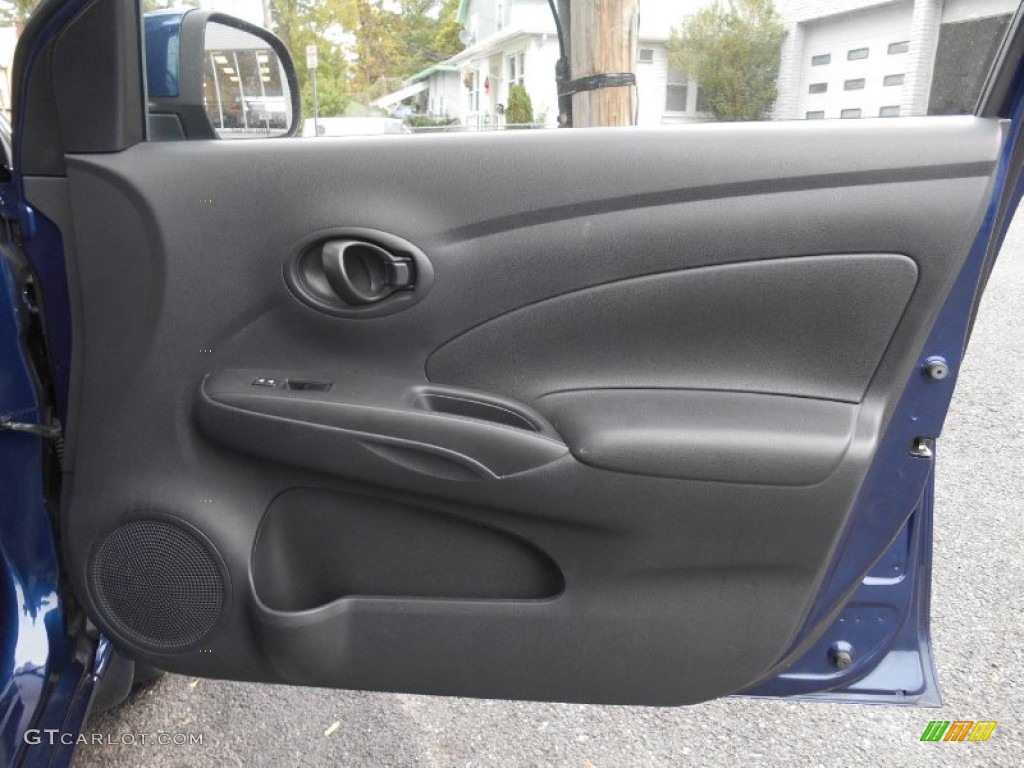 2012 Versa 1.6 SV Sedan - Blue Onyx Metallic / Charcoal photo #10