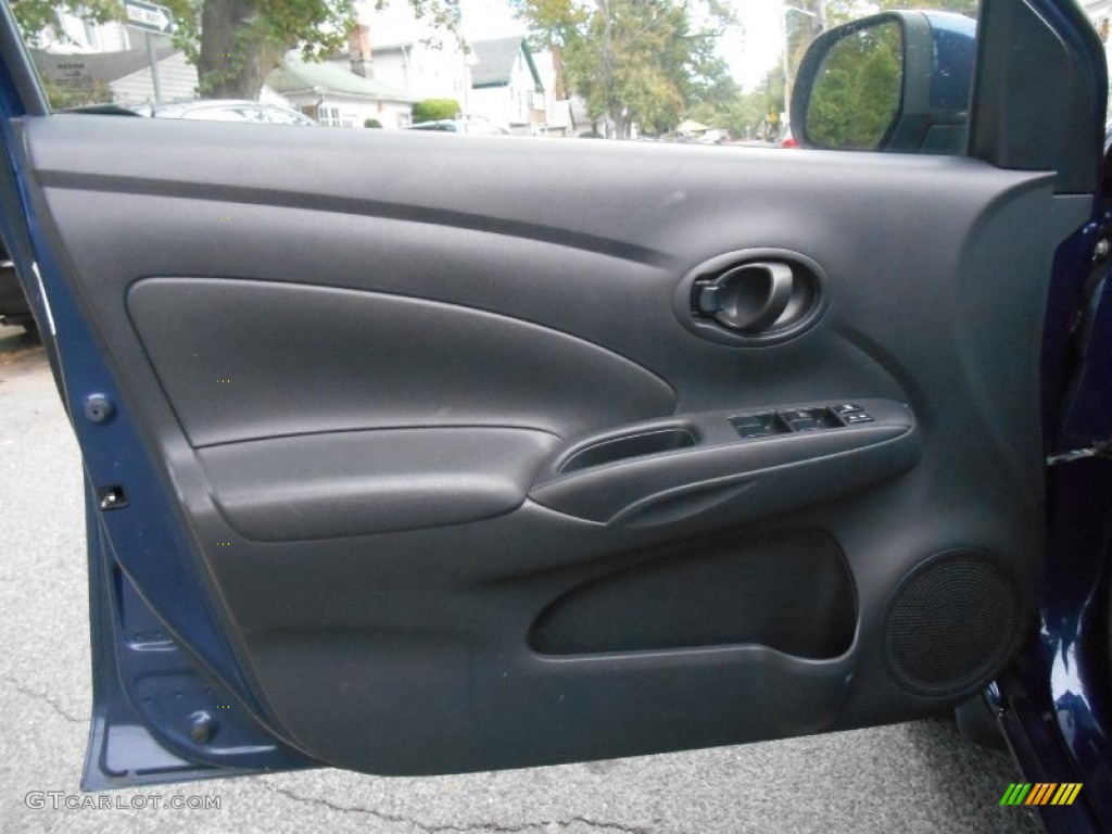 2012 Versa 1.6 SV Sedan - Blue Onyx Metallic / Charcoal photo #12