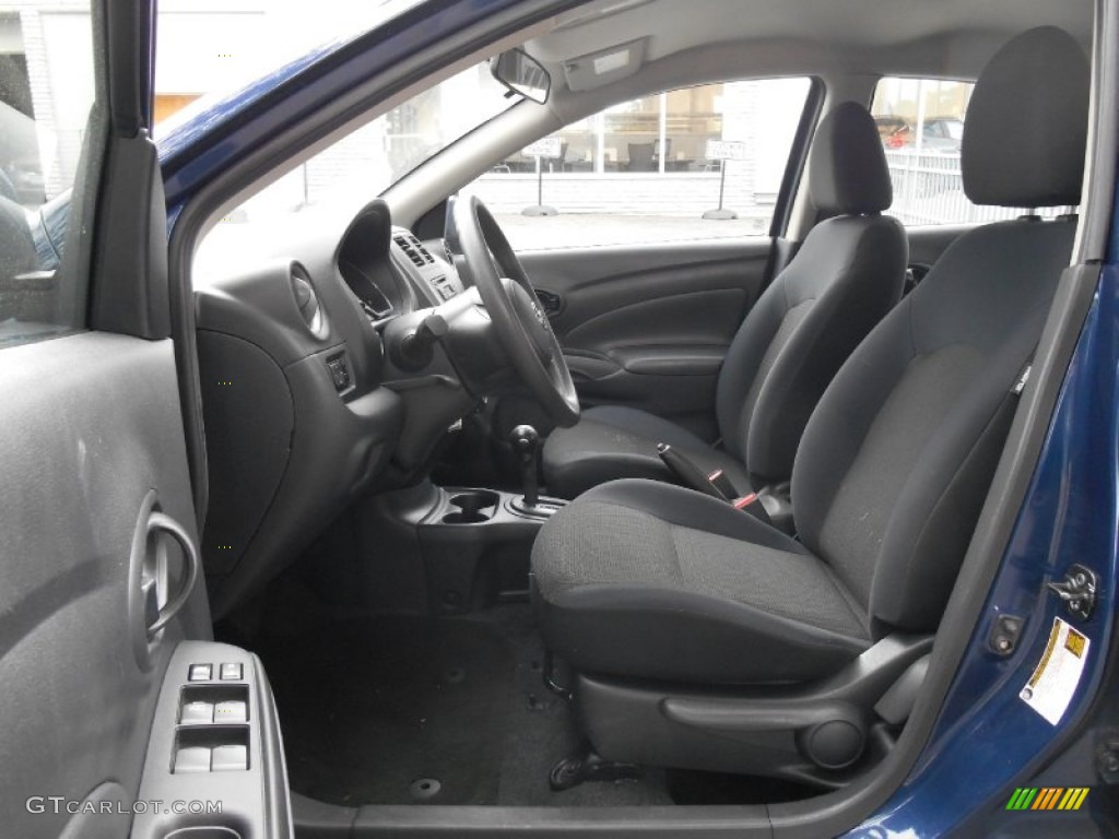 2012 Versa 1.6 SV Sedan - Blue Onyx Metallic / Charcoal photo #13