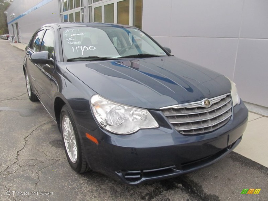 2007 Sebring Touring Sedan - Modern Blue Pearl / Dark Slate Gray/Light Slate Gray photo #10