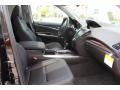 2014 Acura MDX Ebony Interior Front Seat Photo