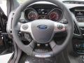 ST Charcoal Black Recaro Sport Seats Steering Wheel Photo for 2014 Ford Focus #86829413