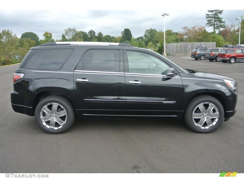 2014 Acadia Denali - Carbon Black Metallic / Ebony photo #6