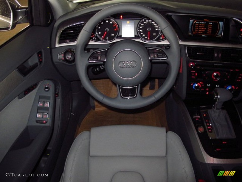 2014 A4 2.0T quattro Sedan - Monsoon Grey Metallic / Titanium Grey photo #13