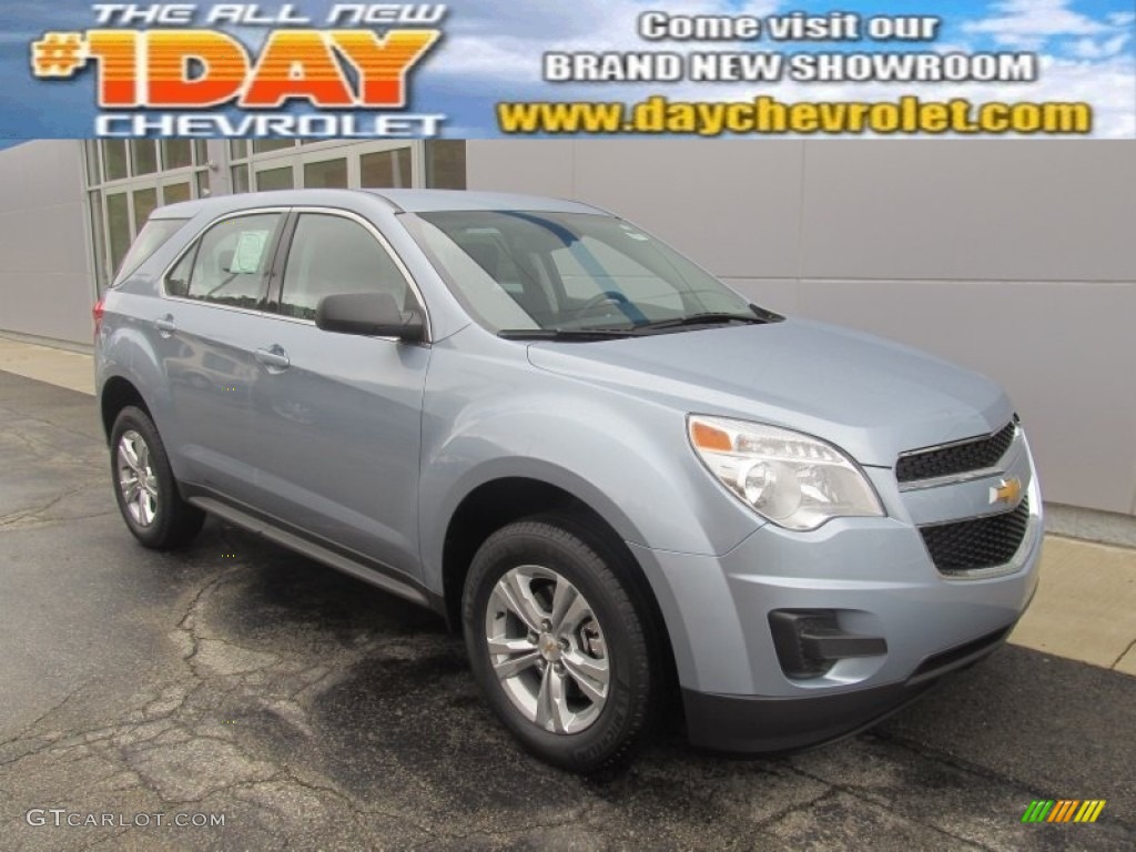 2014 Equinox LS - Silver Topaz Metallic / Jet Black photo #1