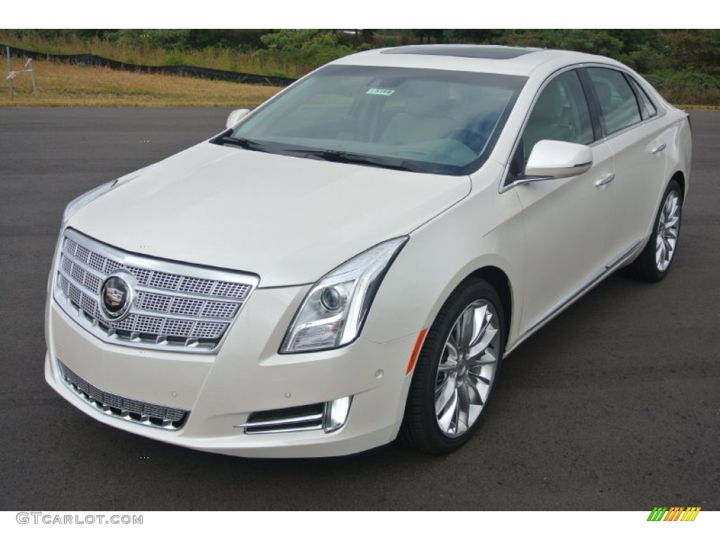 White Diamond Tricoat 2014 Cadillac XTS Platinum FWD Exterior Photo #86833526