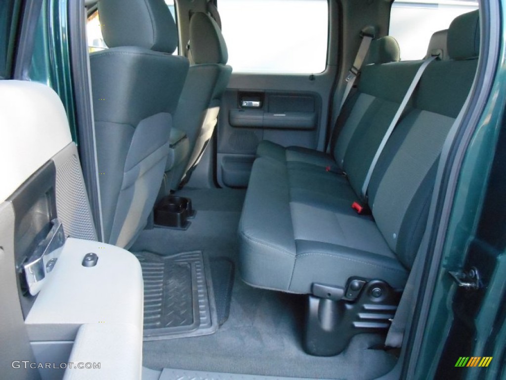 2008 F150 XLT SuperCrew 4x4 - Forest Green Metallic / Medium/Dark Flint photo #7