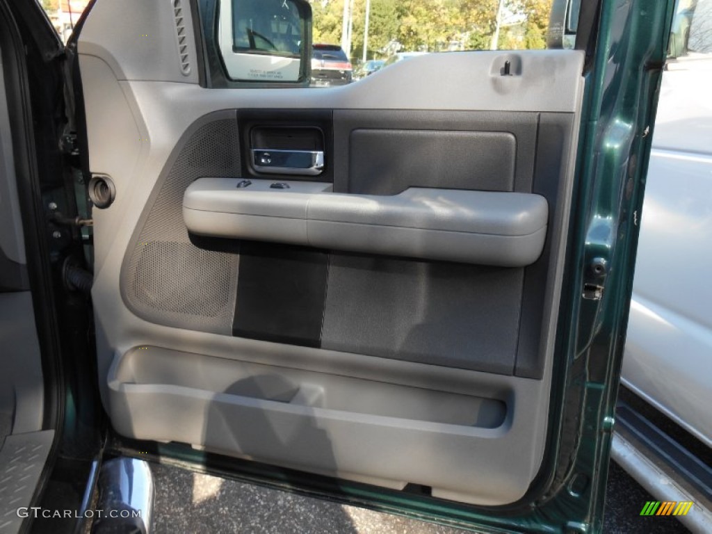 2008 F150 XLT SuperCrew 4x4 - Forest Green Metallic / Medium/Dark Flint photo #9