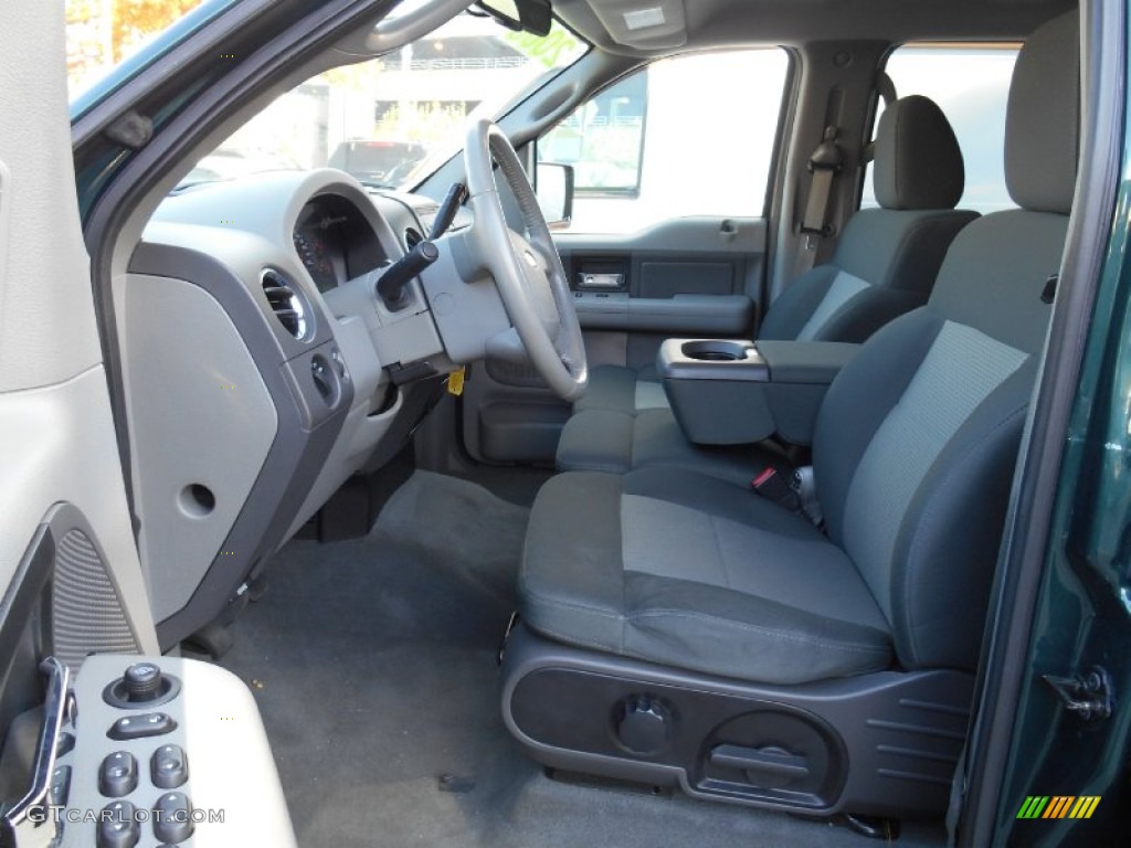 2008 F150 XLT SuperCrew 4x4 - Forest Green Metallic / Medium/Dark Flint photo #12
