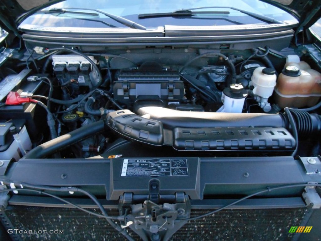2008 F150 XLT SuperCrew 4x4 - Forest Green Metallic / Medium/Dark Flint photo #19