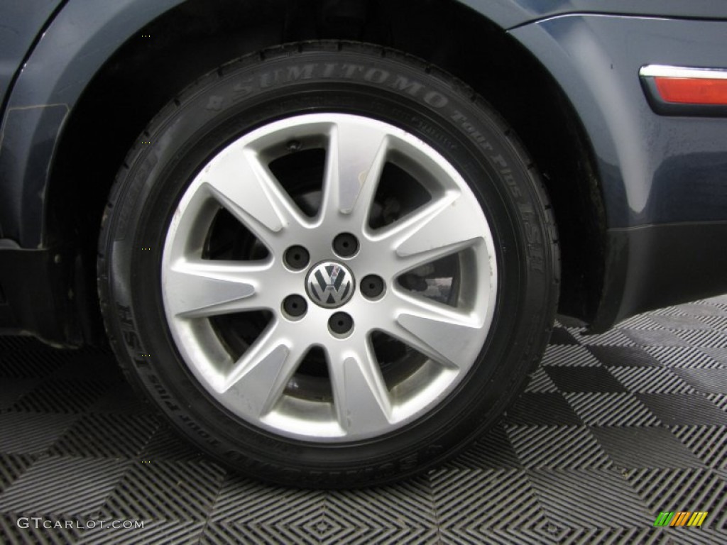 2005 Passat GLX Wagon - Blue Graphite Metallic / Grey photo #25