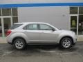 2014 Silver Ice Metallic Chevrolet Equinox LS  photo #2