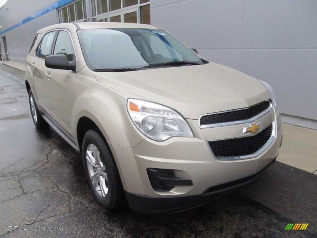 2014 Equinox LS - Champagne Silver Metallic / Jet Black photo #10