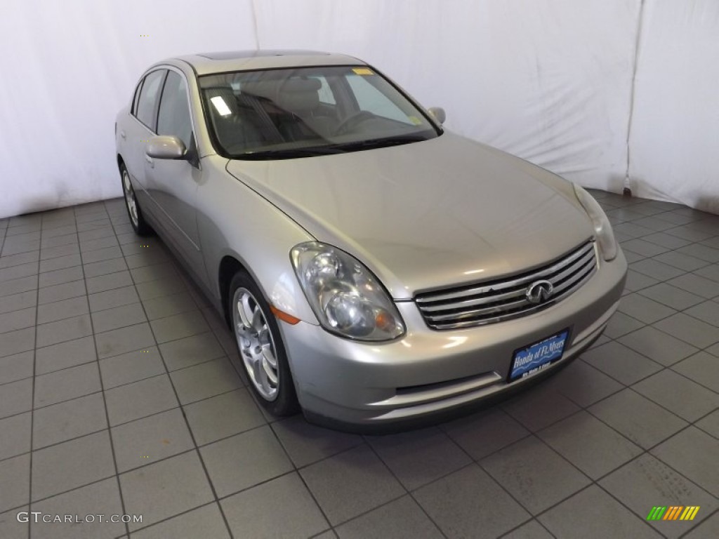 2004 G 35 x Sedan - Diamond Graphite Gray Metallic / Willow photo #1