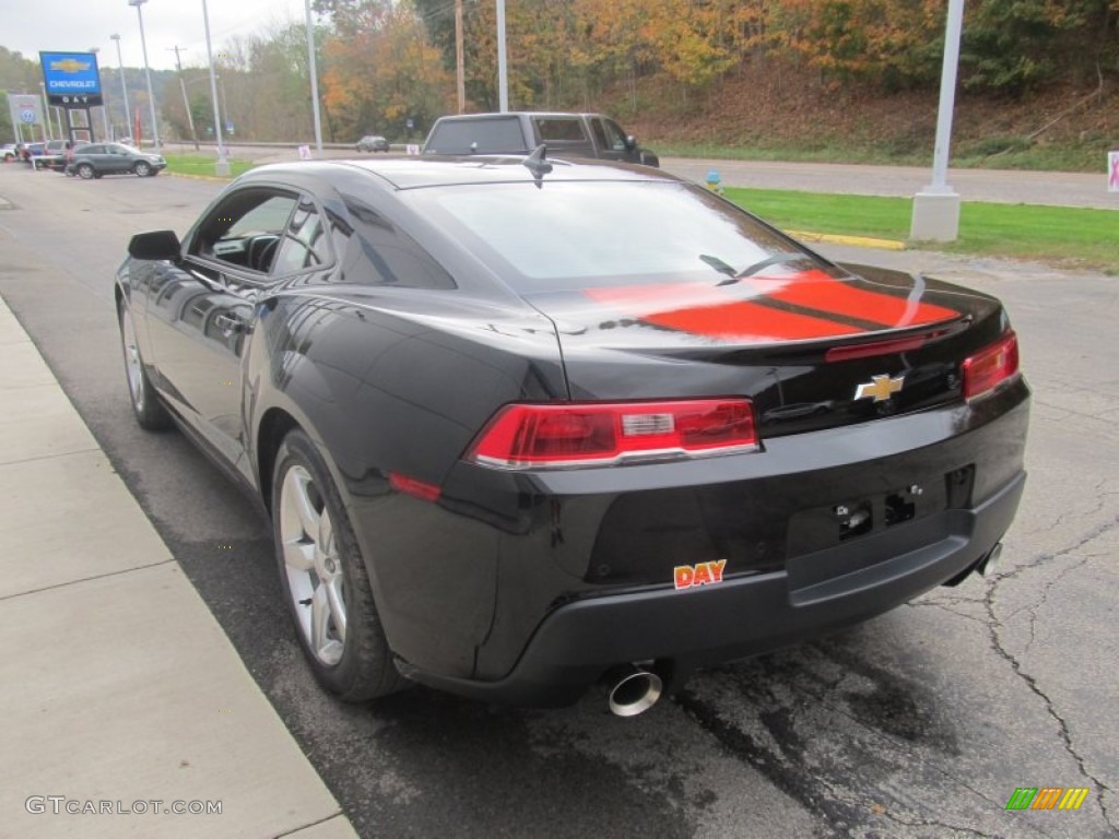 2014 Camaro LT Coupe - Black / Black photo #6