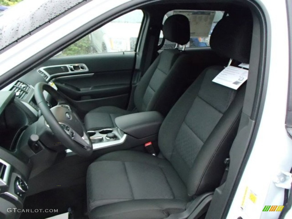 2014 Explorer XLT 4WD - Oxford White / Charcoal Black photo #10