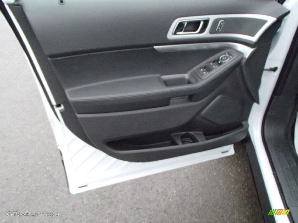 2014 Explorer XLT 4WD - Oxford White / Charcoal Black photo #11