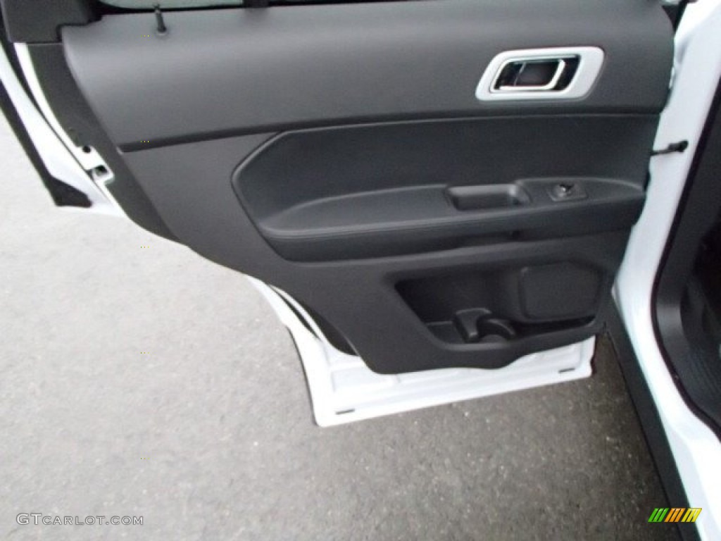 2014 Explorer XLT 4WD - Oxford White / Charcoal Black photo #13