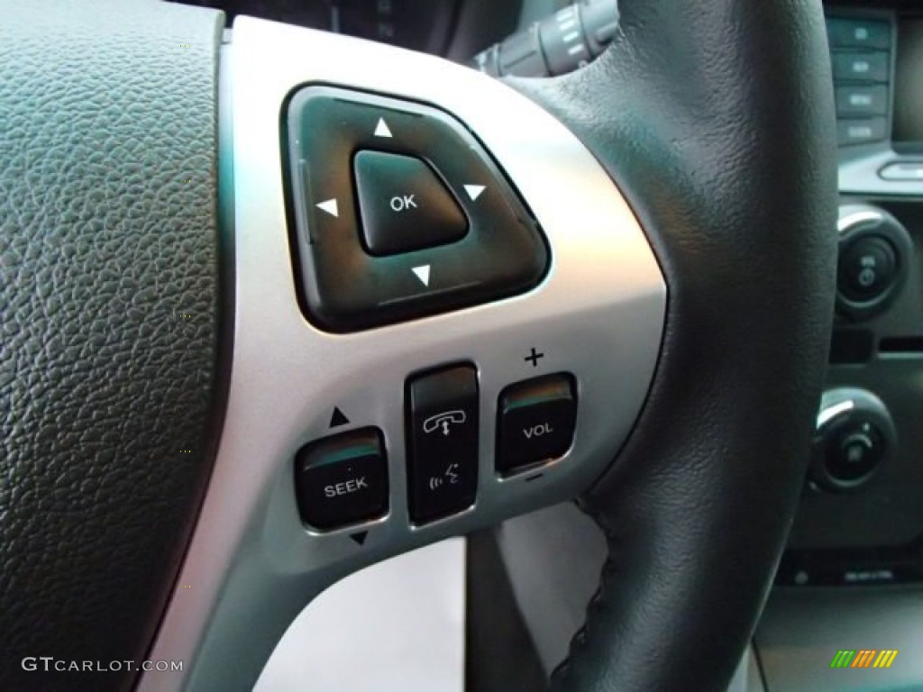 2014 Explorer XLT 4WD - Oxford White / Charcoal Black photo #23