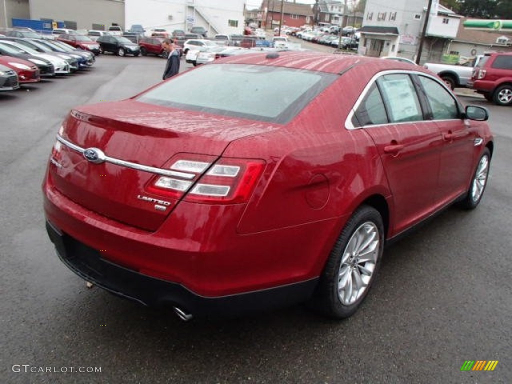 2014 Taurus Limited AWD - Ruby Red / Charcoal Black photo #5