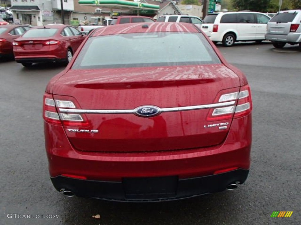 2014 Taurus Limited AWD - Ruby Red / Charcoal Black photo #6