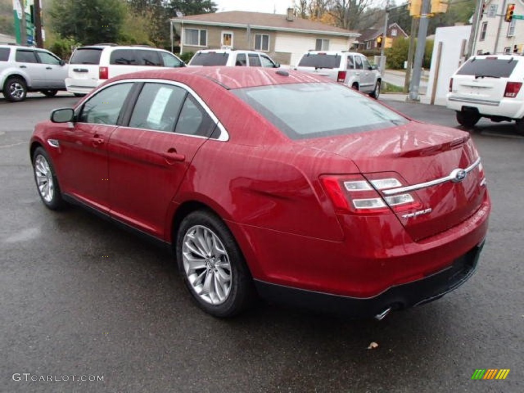 2014 Taurus Limited AWD - Ruby Red / Charcoal Black photo #7
