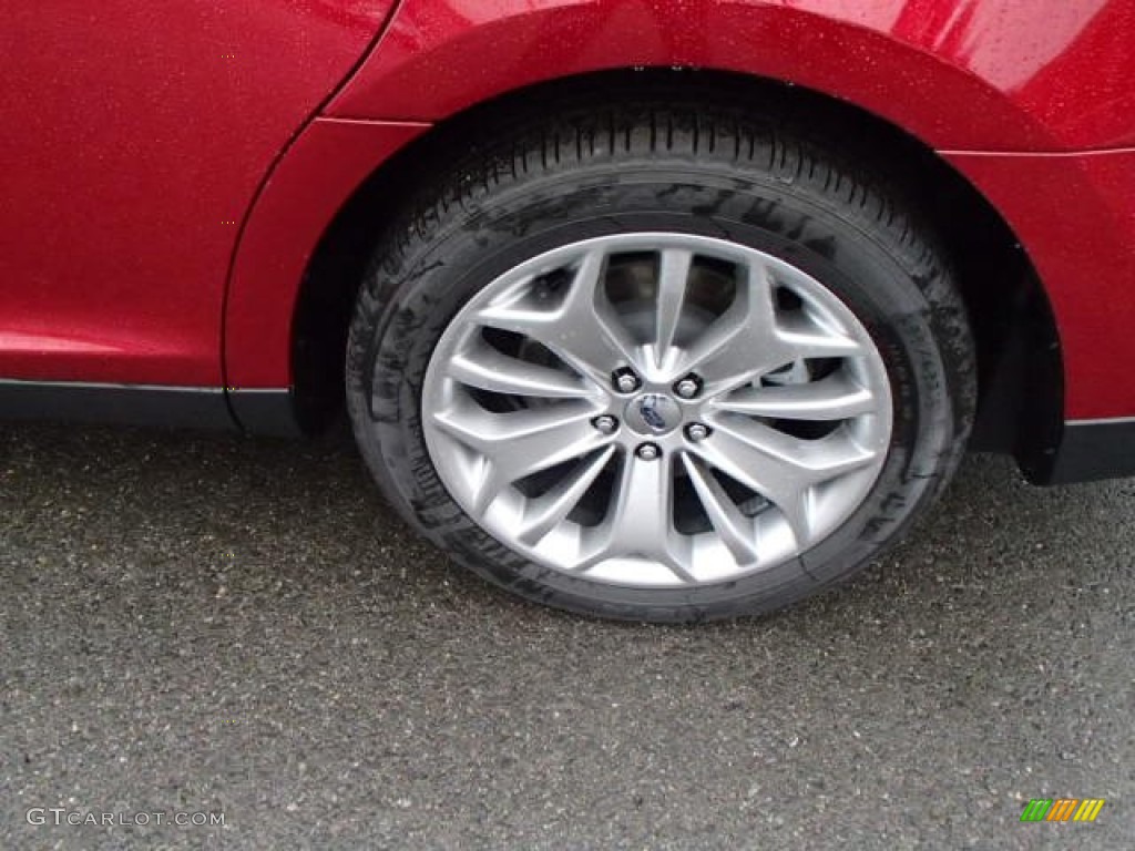 2014 Taurus Limited AWD - Ruby Red / Charcoal Black photo #9