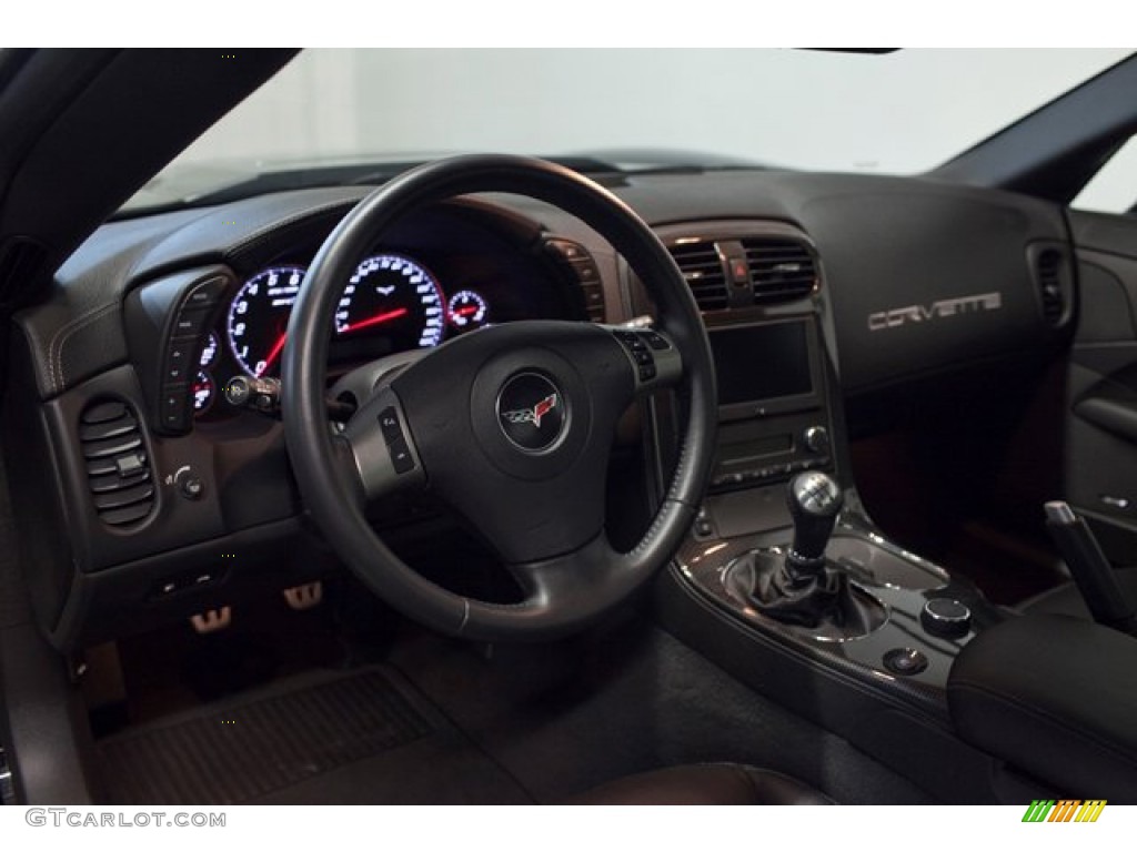 2010 Chevrolet Corvette ZR1 Ebony Black Dashboard Photo #86837030
