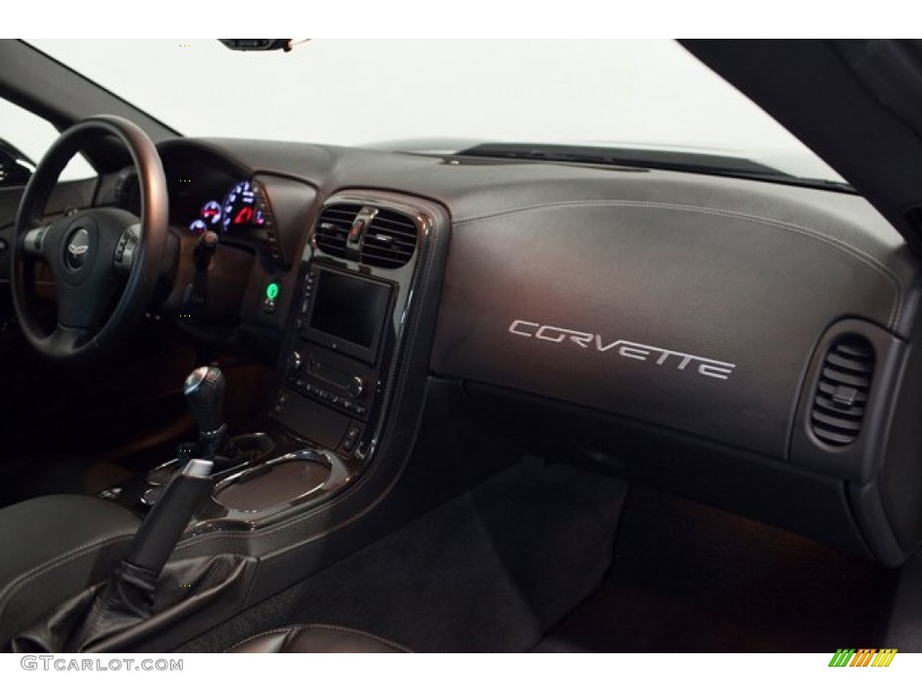 2010 Chevrolet Corvette ZR1 Ebony Black Dashboard Photo #86837048