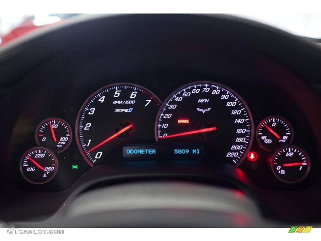 2010 Chevrolet Corvette ZR1 Gauges Photo #86837174