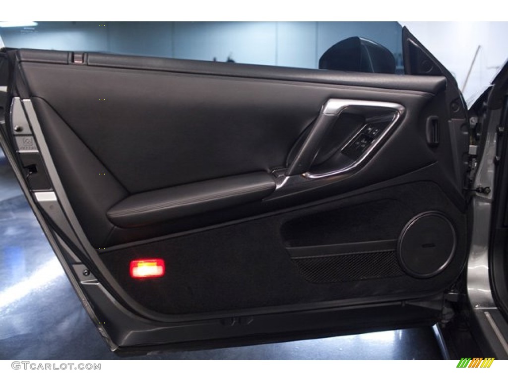 2009 Nissan GT-R Premium Black Door Panel Photo #86838170