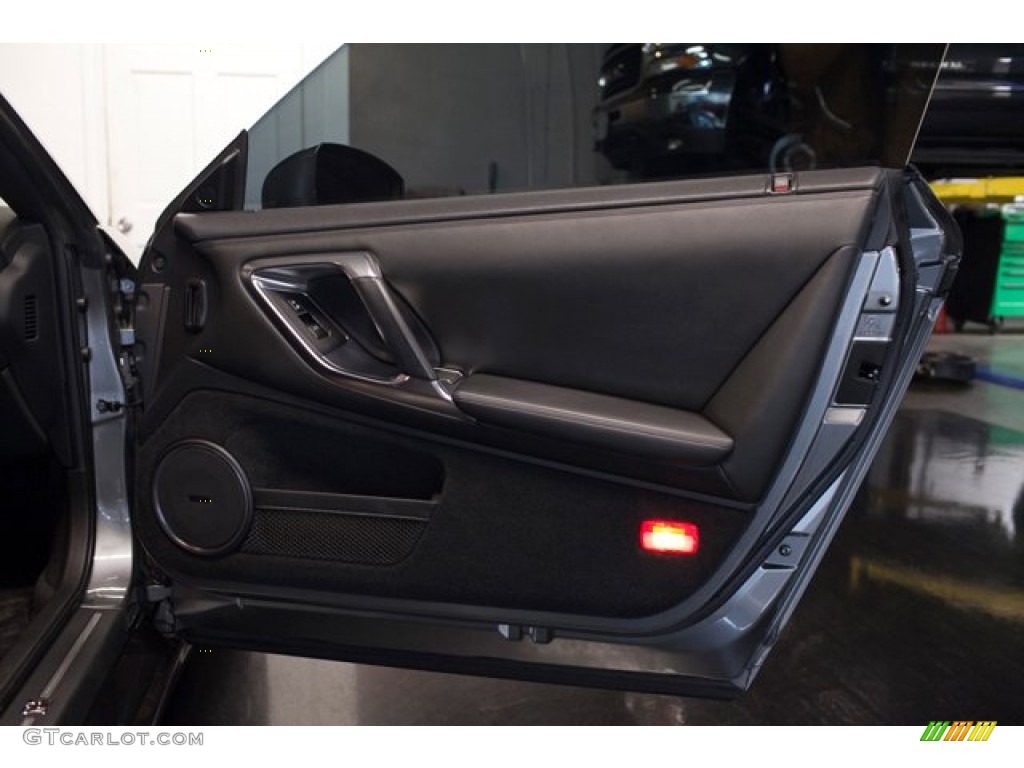 2009 Nissan GT-R Premium Black Door Panel Photo #86838189