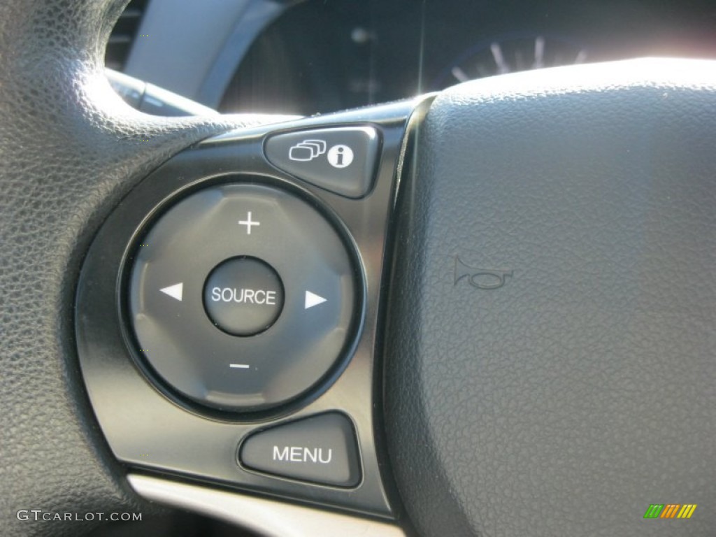 2012 Civic HF Sedan - Polished Metal Metallic / Gray photo #23